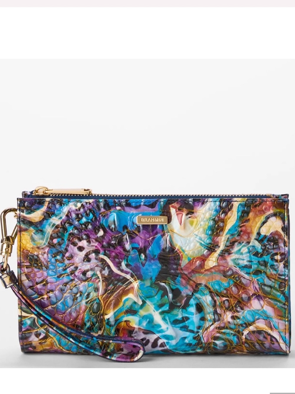 Brahmin Daisy Euphoria Melbourne wristlet NWT